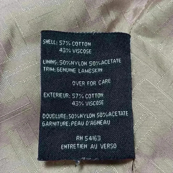 Cole Haan Trench Coat. Ladies Size 6 - Picture 11 of 11